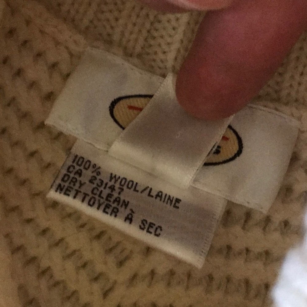 Talbots turtleneck sweater, poncho, cape - Picture 6 of 7